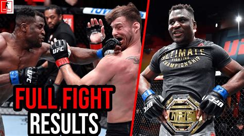 ufc 260 results|francis ngannou vs stipe miocic.